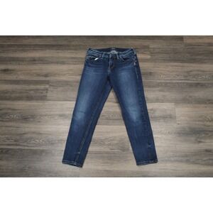 Silver Jeans Co Suki‎ Skinny Crop Jeans W28 L25 Dark Wash Denim Womens